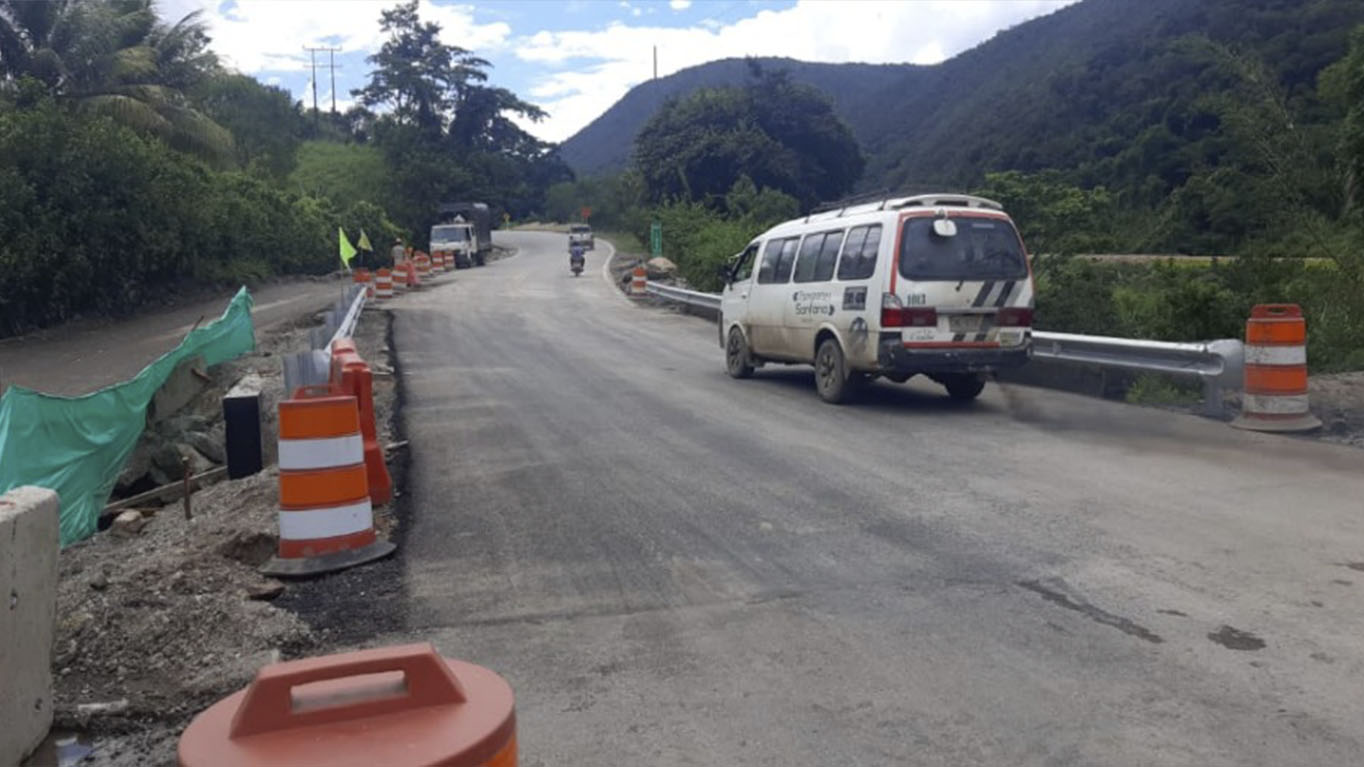 Finalizamos el nuevo puente en el sector Termales